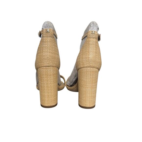 New! Sam Edelman Yaro Perla Ankle Strap Block Heel Sandal - Size 8 - Picture 8 of 9